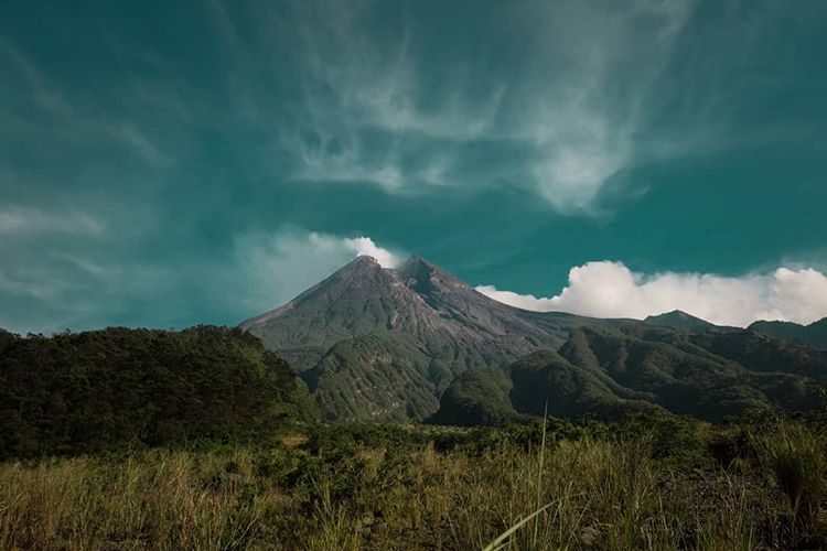 Gunung Merapi, Salah satu andalan wisata di Jogjakarta sumber ig grnngrh